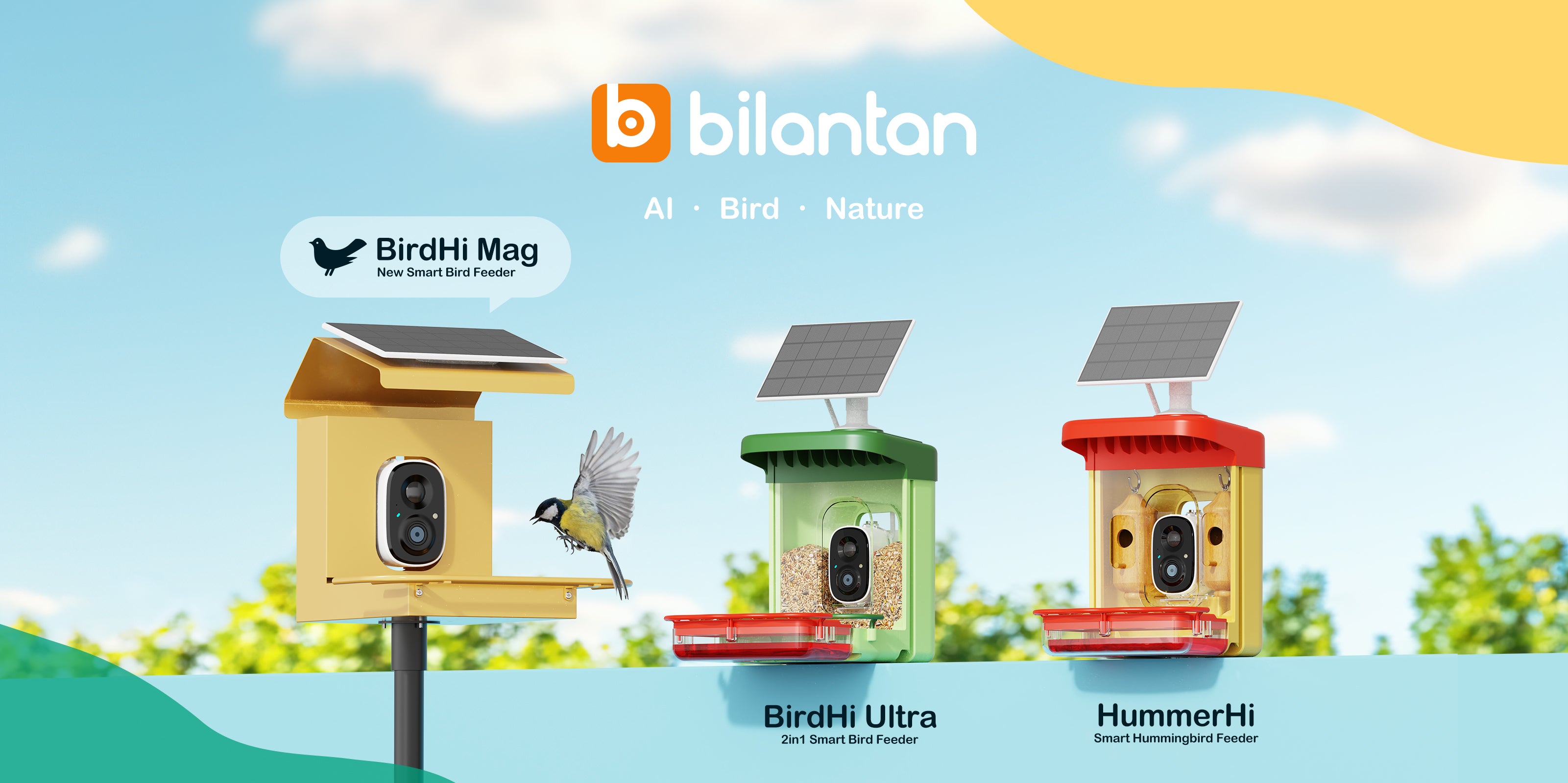 BirdHi Mag,BirdHi Ultra and HummerHi Smart bird Feeder